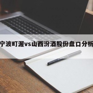 包含宁波町渥vs山西汾酒股份盘口分析的词条